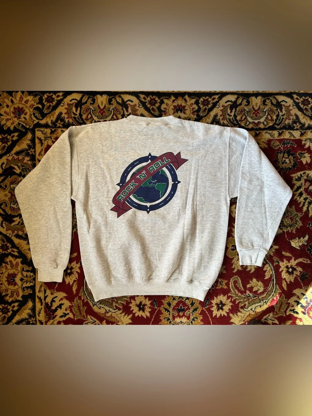 Hard Rock Cafe Hollywood Heather Gray Crewneck Sweatshirt
